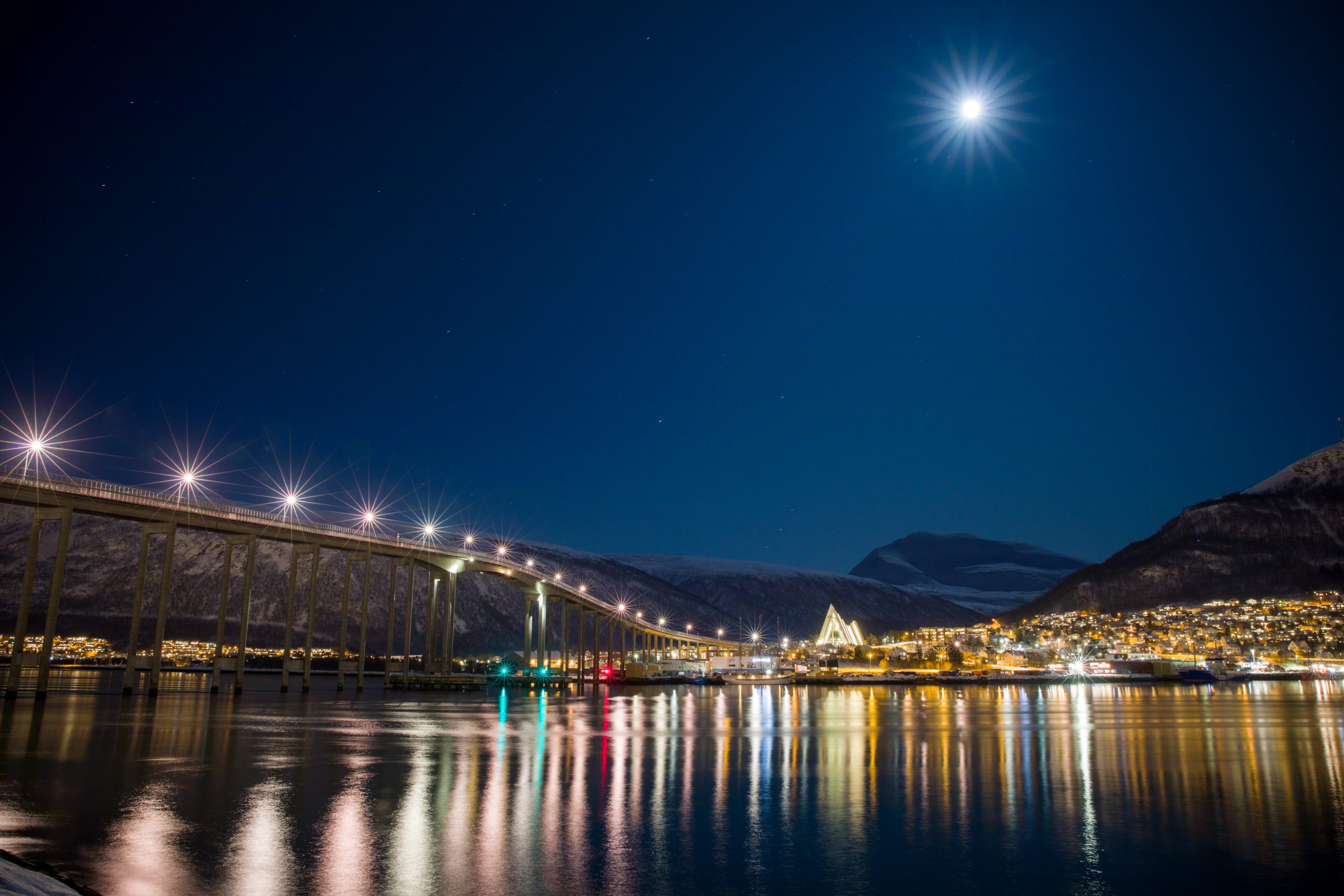 Tromsø Hafen: Spaziergang mit Nordlichtern & Fotomotiven